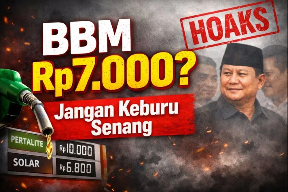 HOAKS: Purbaya Dan Prabowo Disebut Sepakat Turunkan Harga BBM Rp7.000