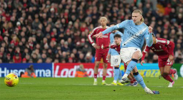 Liverpool Kena Comeback Man City, Netizen: Haaland Tukang Nagih Poin